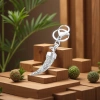 Gold sand leather multi-functional keychain pendant key chain 121613031 details Picture